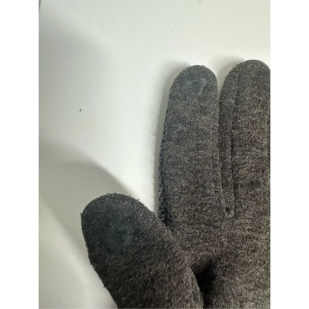 Elegant Women's Winter Thermal Gloves Matching Fur Ball Lined Size M See Notes